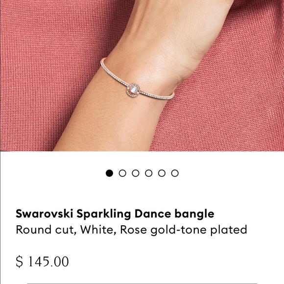 Swarovski Sparkling Dance Necklace and Bangle Set - Picture 3 of 8